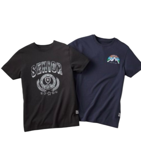 Two L never worn Senior T Shirts Class of 2025 - Picture 1 of 3